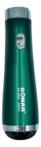 Cepillo Secador De Cabello 3 En 1 Cabezales Intercambiables Color Verde