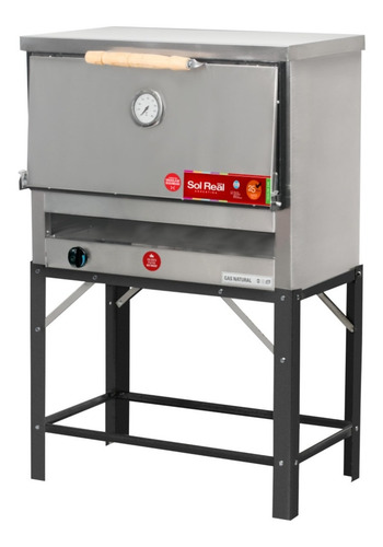 Horno 067 Sol Real 6 Moldes Acero Bisagra Irrompible Cuotas