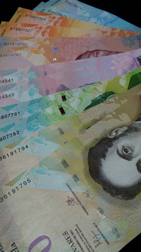 Set Billetes(12) Bolivares Fuertes Consecutivos. S Circular 