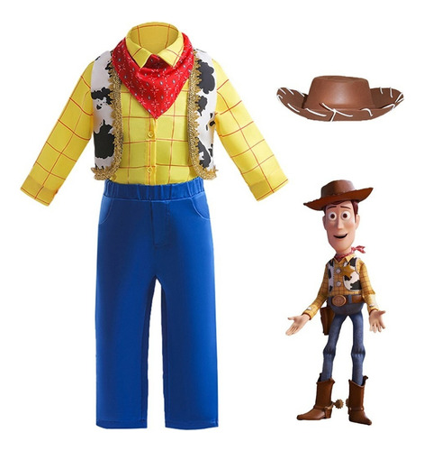 Toy Story Woody Cosplay Traje De Niño Vestido De Tres