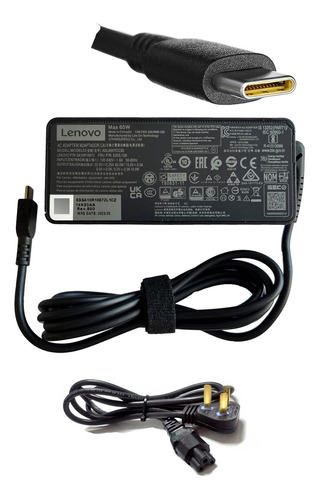 Cargador Notebook Lenovo Thinkpad T14 T14s T15 Usb-c 65w