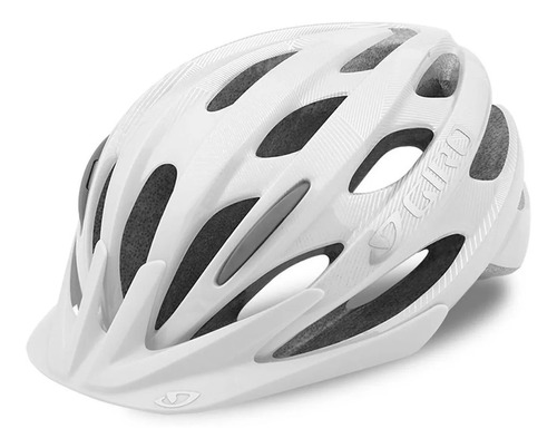 Casco de ciclismo Giro Verona para mujer con visera blanca, talla única 50/57 cm