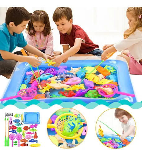 28 Unidades Play Water & Tic Fishing Game Summer Toy, Piscin