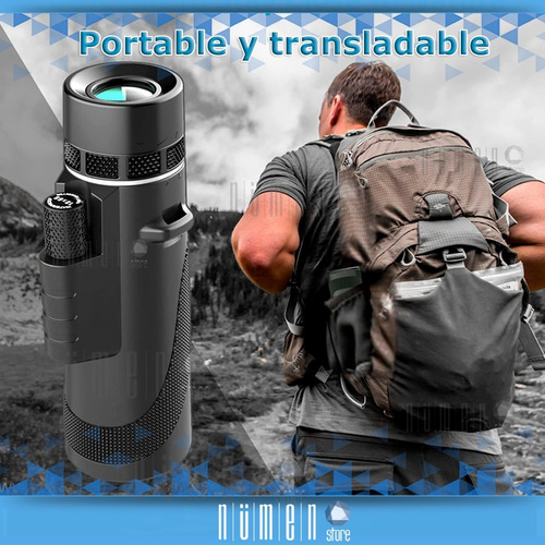 Imagen 7 de 10 de Telescopio Monocular Portatil Visor Potente Largo Alcance At