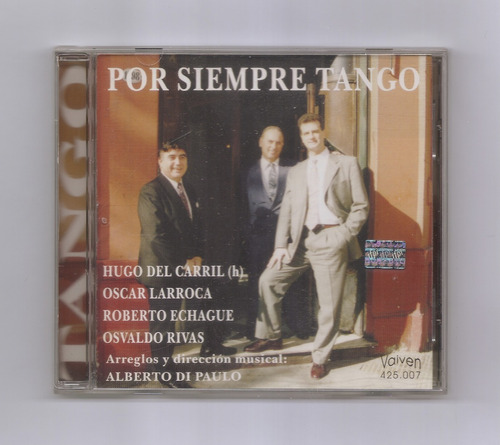 Por Siempre Tango Del Carril Larroca Rivas Di Paulo Cd Usado