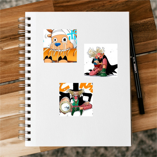 Imagen 3 de 4 de Sticker One Piece 3 - Combo X 12 Sticker Manga - Animeras