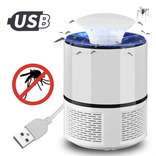 Lámpara Mata Mosquitos Portátil Recargable5v Atrapa Moscas  