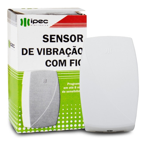  Sensor De Vibração Impacto 8 Níveis C/fio Vidro Parede 