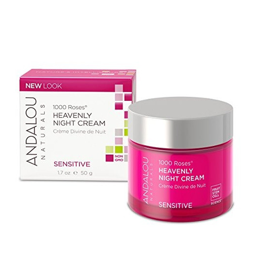 Andalou Naturals 1000 Roses Celestial Crema De Noche, 1,7 On