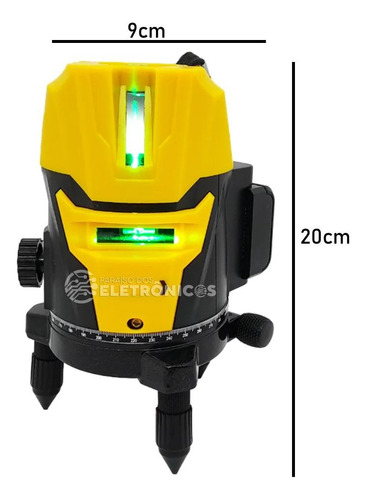 Nível Laser Profissional 5 Linha 360º 3d Promoção Lançamento