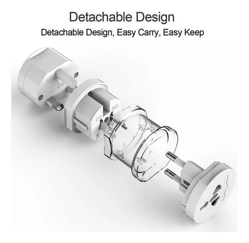 Adaptador Enchufe Universal Europeo Estadounidense Viajero