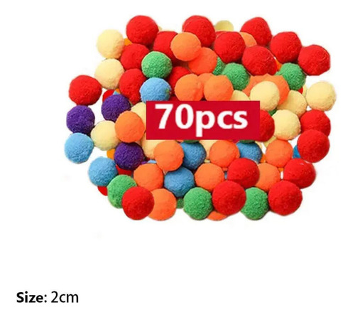 Np Pompones Rainbow Counting Sorting, Juguetes Sensoriales