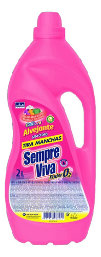 Tira Manchas Alvejante Sem Cloro Sempre Viva Poder O2 2l