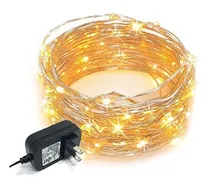 Comprar Luces De Cadena Con 100 Leds Cálidos En Alambre De 32 Pies.