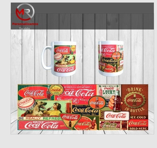 Imagen 5 de 10 de Plantillas Para Sublimar Tazas Motivo Vintage