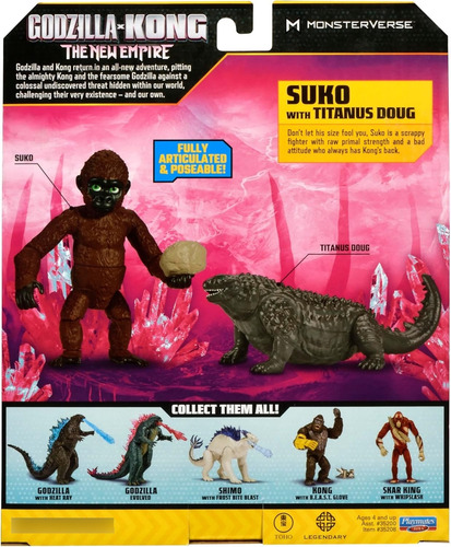 Suko Con Titanus Doug 9cm Godzilla X Kong The New Empire