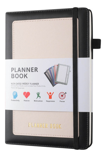 Planificador Mensual Semanal - Cuaderno De Objetivos Financi