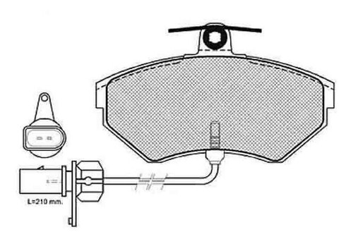 Pastilla De Freno Audi A4 - Avant Quattro 1.6 - 1.8 - 1.9 -