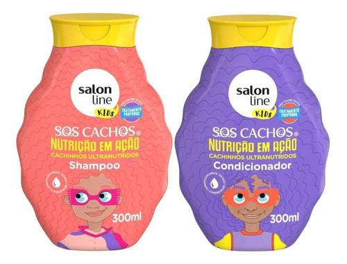 Shampoo + Condicionador Salon Line Nutrição Em Ação 300ml