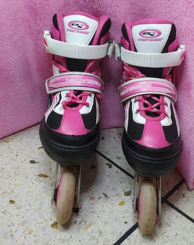 Imagen 3 de 4 de Patines Niñas Usados Ajustables Buen Estado