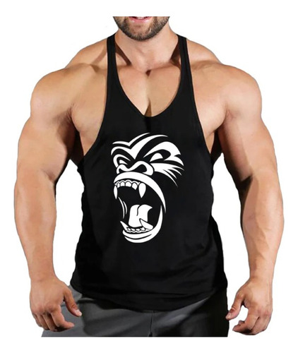 Playera Camiseta Gorila Para Gym Hombre Musculoso