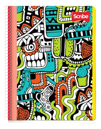 Cuaderno Profesional Scribe Mega Plus Cuadro Grande 3 Pz