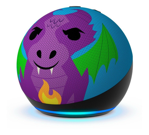 Imagen 2 de 3 de Amazon Echo Dot 5th Gen Kids Alexa Dragon 110v/240v