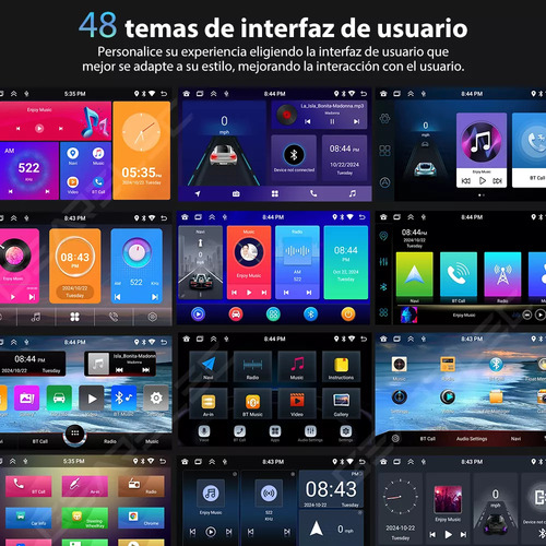 Gearelec Autoestéreo Pantalla Carplay Android Auto 2+32g Carplay Wifi Fm Gps Para Honda Civic 2006-2011 Con Cámara Arnés Rca Usb Admite Subwoofer Y Amplificador