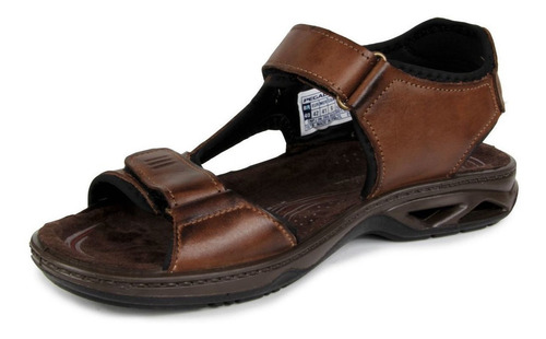 Imagem 4 de 6 de Sandalia Masculina Pegada 132906-01 Em Couro - Pinhao