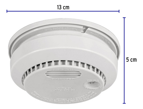 Detector De Humo Con Alarma Volteck