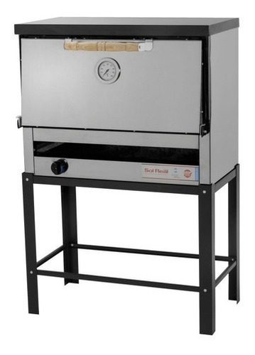 Horno Pizzero 12 Moldes Gauchito Acero Inox Sol Real