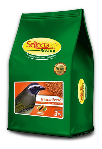 Ração Extrusada Trinca Ferro Mamão Sellecta 3 Kg 