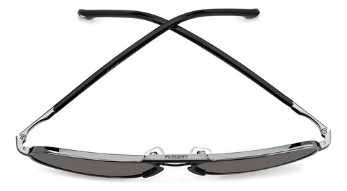 Óculos de sol polarizados de rutênio escuro Carrera 318/s Rzzm9 Shape Aviator com acessórios
