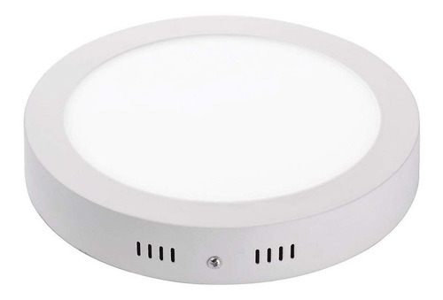 Plafon Led Superficial Redondo 24w Luz Dia Akai Color Blanco