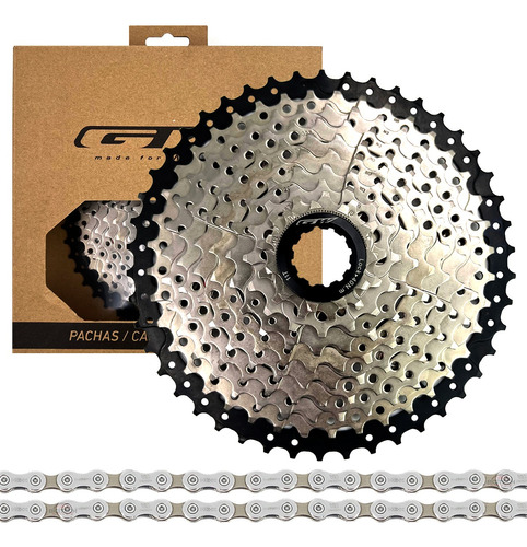 Pacha 10 Velocidades Gw 11-46 Mtb + Cadena Shimano Hg54