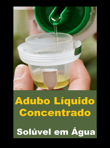 Adubo Liquido Foliar Solo 5 Lts/cada1 Ureia + Turfa = 10lts