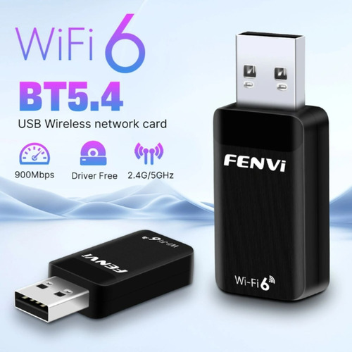 Fenvi Wifi 6 + Bluetooth 5.4 Dual Band 900mbps - Ax900m 5.4