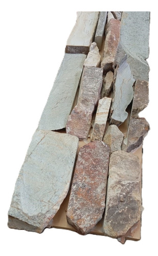 Murete Piedra Natural Malla Revestimiento Serrano 15x60 X M2