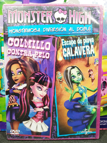 Pelicula Monster High Escape De Playa Calavera Dvd (Usado)