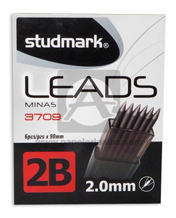Caja De Minas 2.0mm/2b - Studmark - 12 Unidades De 6 C/u