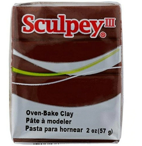 Arcilla Polimérica Sculpey Iii 053 Chocolate 57gr Modelado