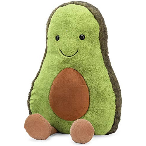 Jellycat Amuseables Peluche De Aguacate, Enorme, 23 Pulgadas