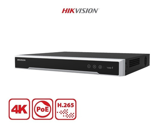 Nvr 16 Canales 8mp 4k 1080p Vga  Hikvision Ds-7616ni-q2/16p