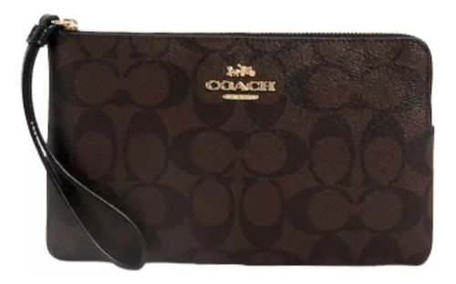 Muñequera Coach Mujer Wristlet Grande Monedero Original 