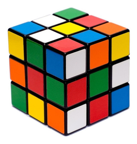 Jogo Divertido Cubo Mágico 3x3x3 Profissional Clássico Cor Da Estrutura Colorida