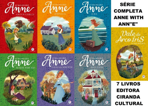 Série Completa Anne With Ane Com 7 Livros (ciranda Cultural)