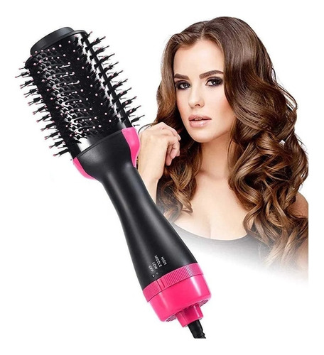 Escova de cabelo elétrica Escova de secador de cabelo 2 em 1