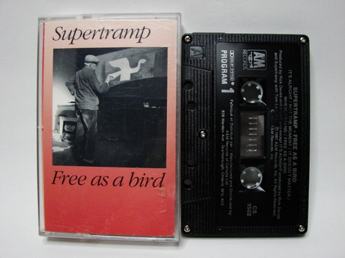 Cassette Supertramp Free As A Bird Canadá 1987 Ed.