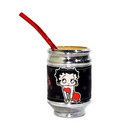 Mate Acero Inoxidable Mates De Madera Betty Boop