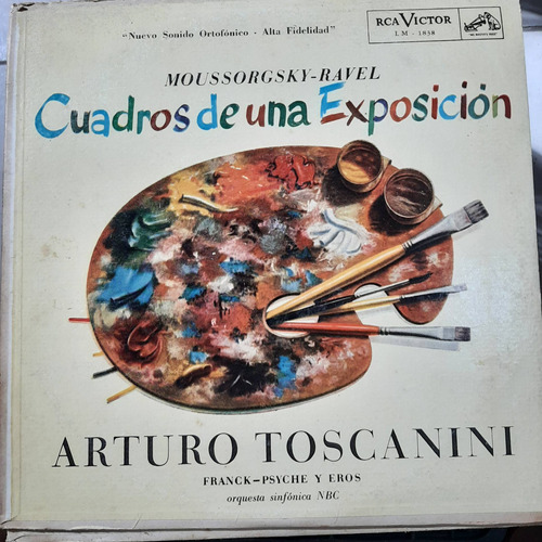 Vinilo Toscanini Mussorgsky Ravel Cuadros Una Exposicion Cl2